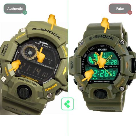 g shock fake watches online|g shock counterfeit vs real.